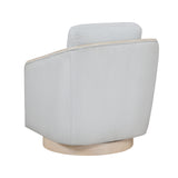 Hugo Gray Swivel Chair - Ornate Home