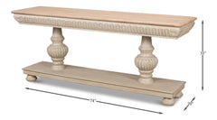 Hugo Grey Console - Ornate Home