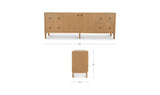 Hugo Natural Sideboard - Ornate Home