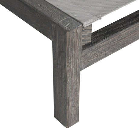 Hugo Smoked Truffle/Grey Outdoor Chaise - Ornate Home