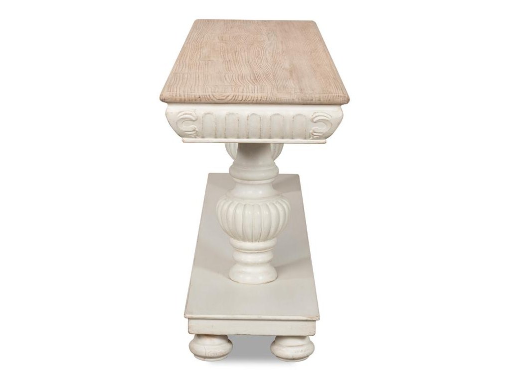 Hugo White Console - Ornate Home
