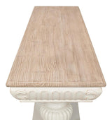 Hugo White Console - Ornate Home