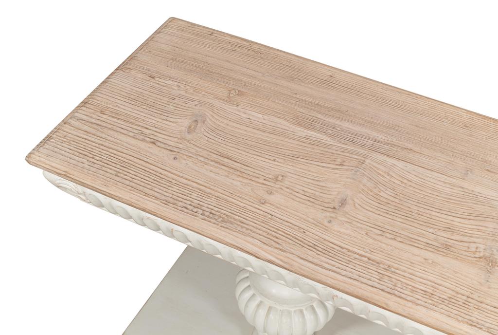 Hugo White Console - Ornate Home