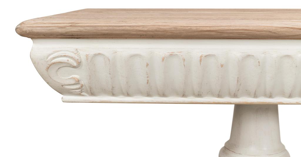 Hugo White Console - Ornate Home