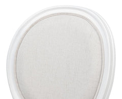 Hugo White Oval Side Chair (Set of 2) - Ornate Home