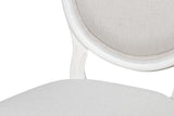 Hugo White Oval Side Chair (Set of 2) - Ornate Home