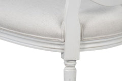 Hugo White Oval Side Chair (Set of 2) - Ornate Home