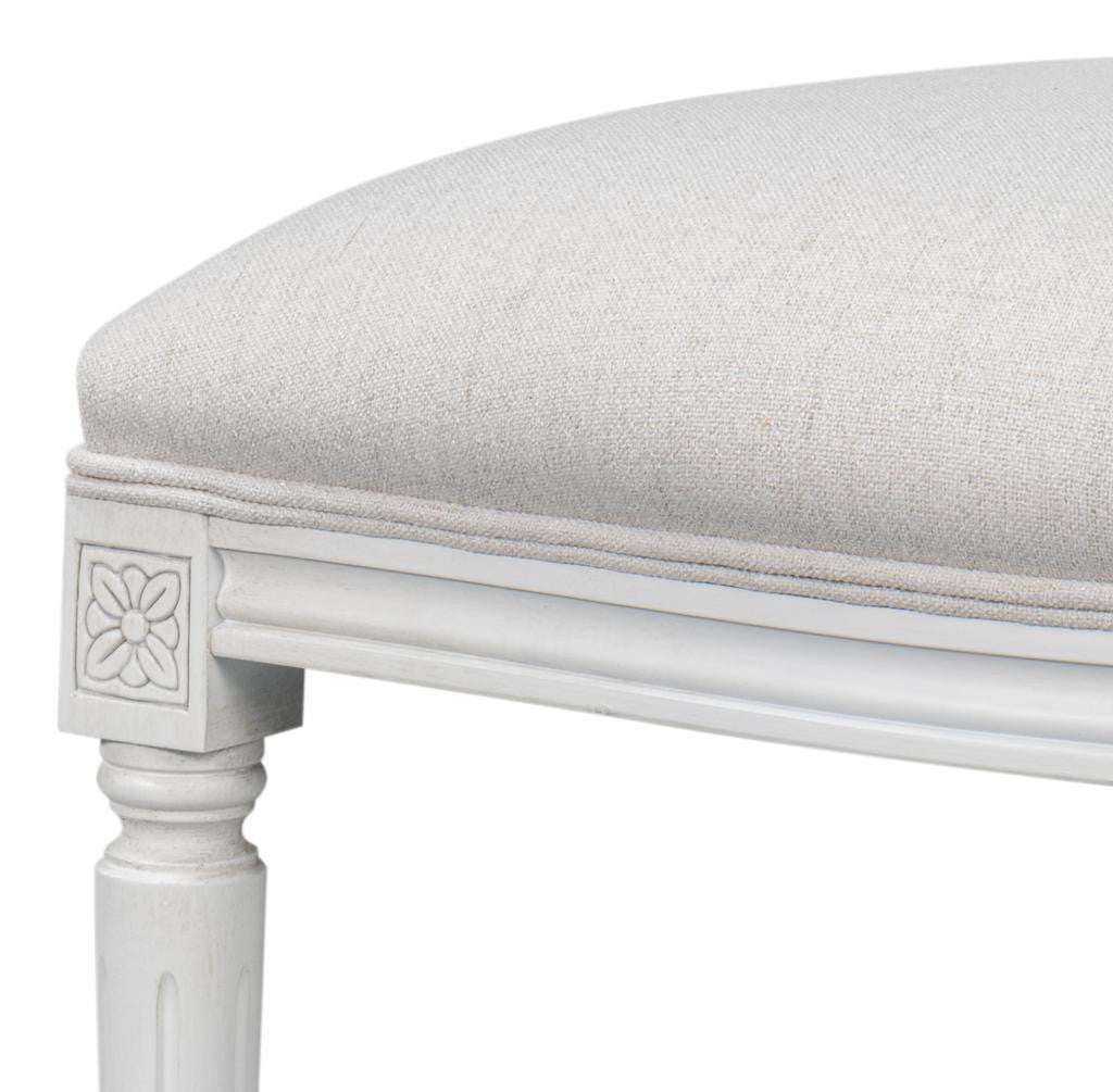 Hugo White Oval Side Chair (Set of 2) - Ornate Home
