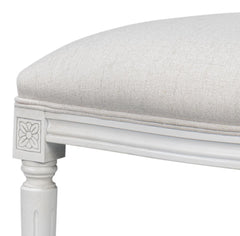 Hugo White Oval Side Chair (Set of 2) - Ornate Home