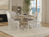 Hugo White Oval Side Chair (Set of 2) - Ornate Home
