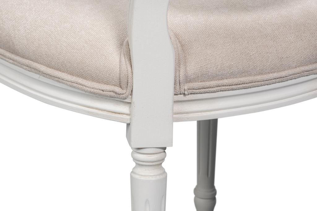 Hugo White Oval Side Chair (Set of 2) - Ornate Home