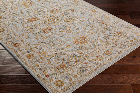 Huguley Floral Cream Luxe Rug - Ornate Home