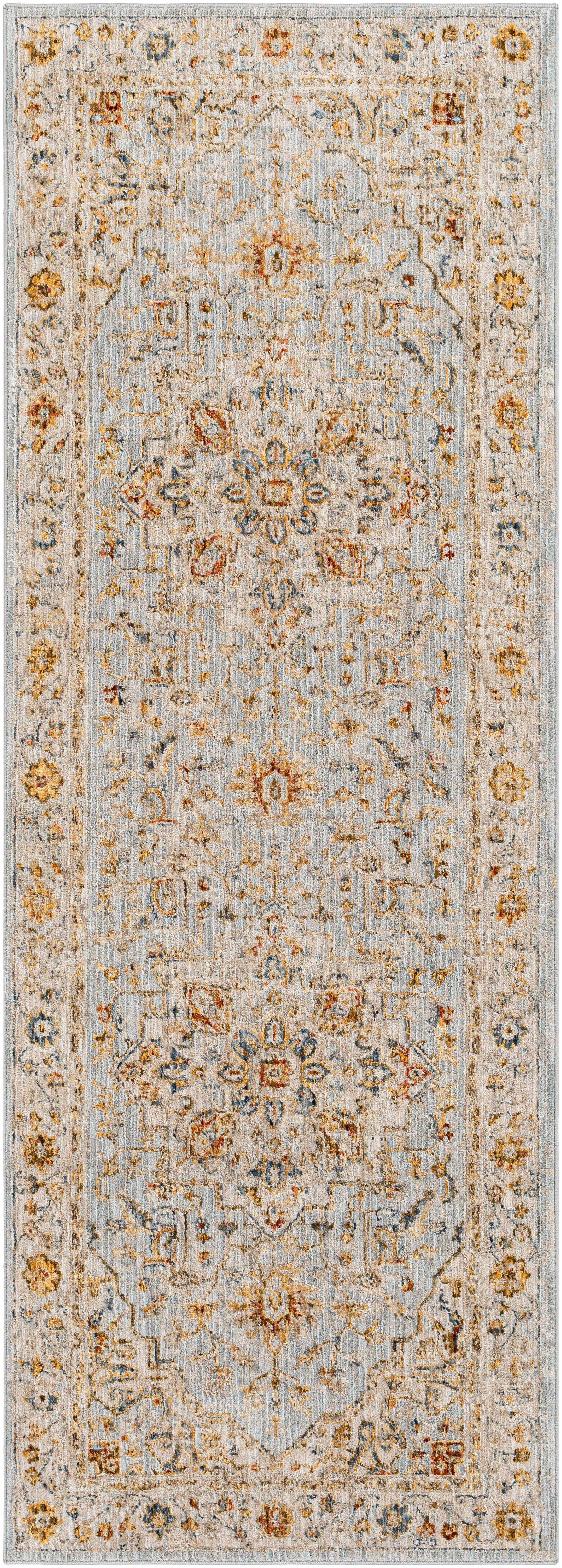 Huguley Floral Cream Luxe Rug - Ornate Home