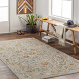 Huguley Floral Cream Luxe Rug - Ornate Home