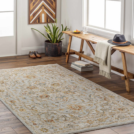 Huguley Floral Cream Luxe Rug - Ornate Home
