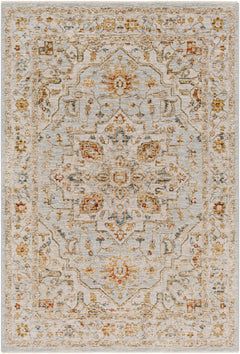 Huguley Floral Cream Luxe Rug - Ornate Home