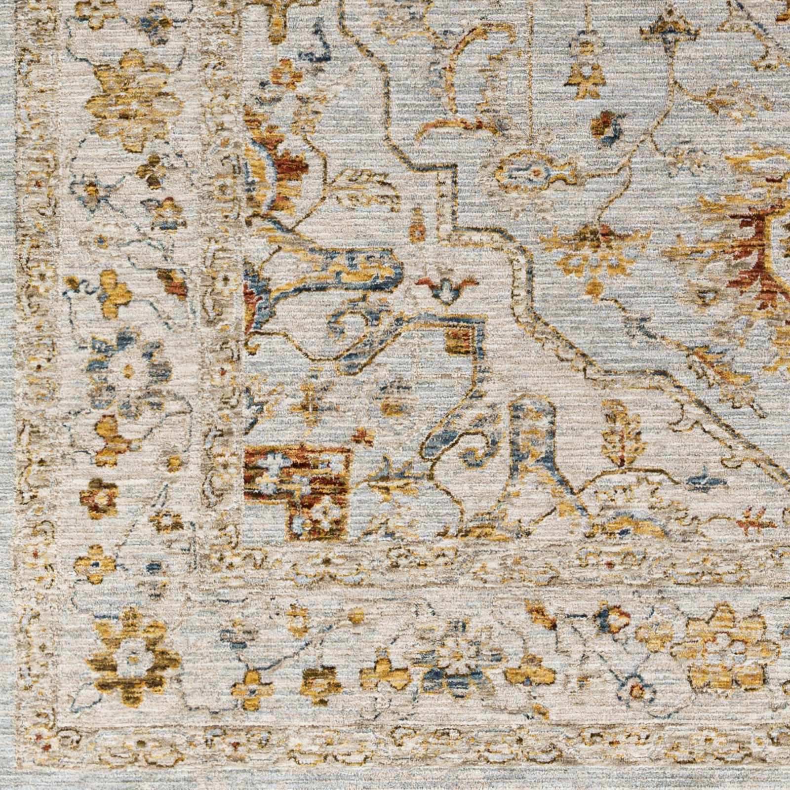 Huguley Floral Cream Luxe Rug - Ornate Home