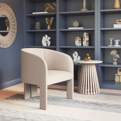 Hull Beige Accent Chair - Ornate Home