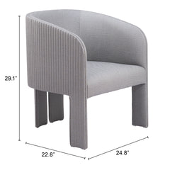 Hull Slate Gray Accent Chair - Ornate Home