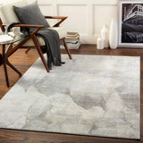Hulme Gray Marble Luxe Rug - Ornate Home