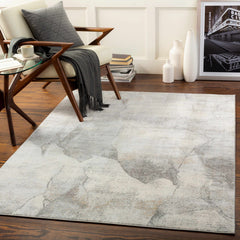 Hulme Gray Marble Luxe Rug - Ornate Home