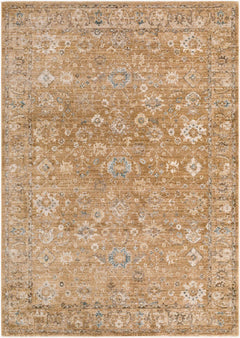 Humana Tan Traditional Area Rug - Ornate Home