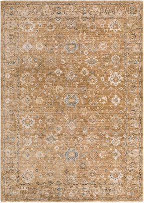 Humana Tan Traditional Area Rug - Ornate Home