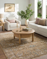 Humana Tan Traditional Area Rug - Ornate Home