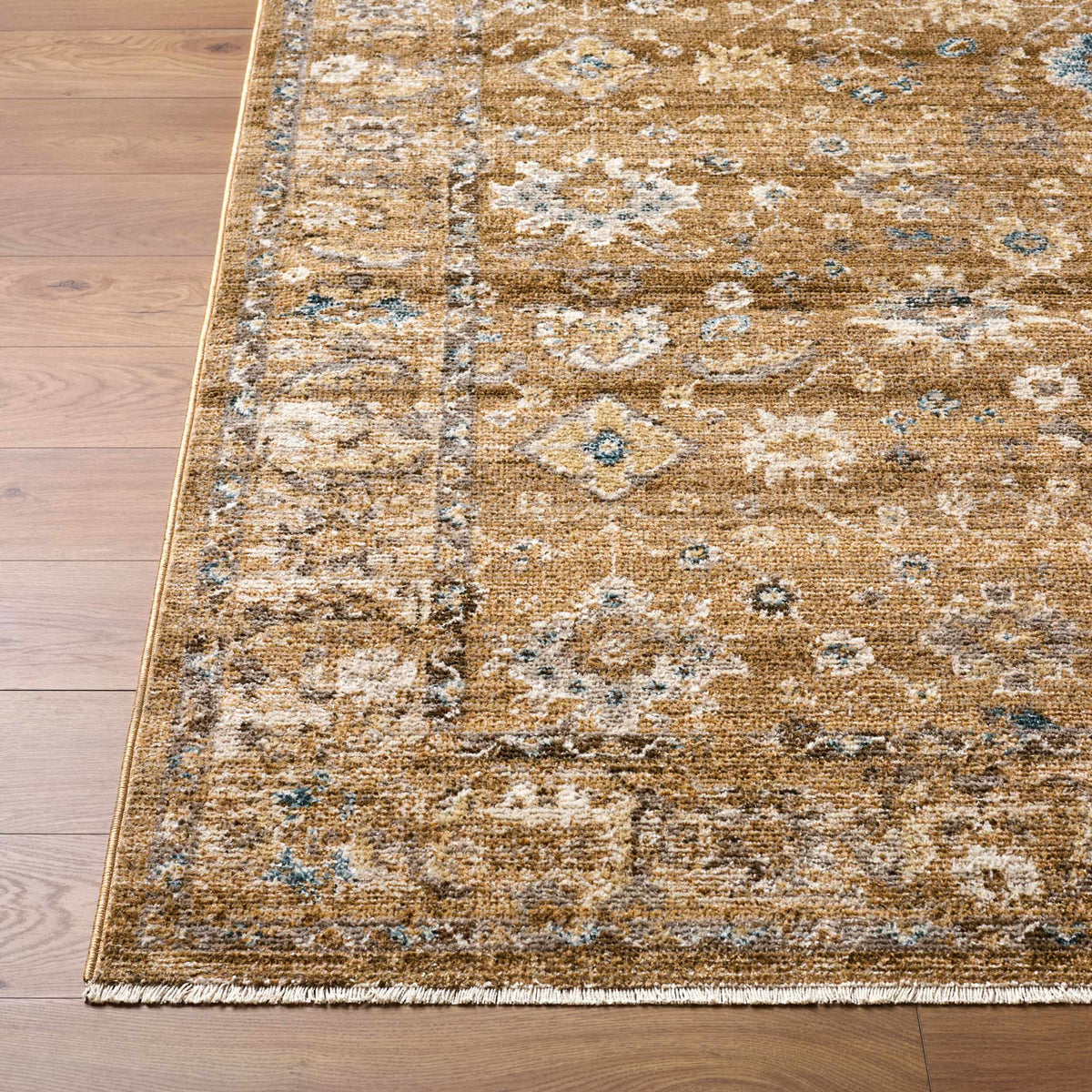 Humana Tan Traditional Area Rug - Ornate Home