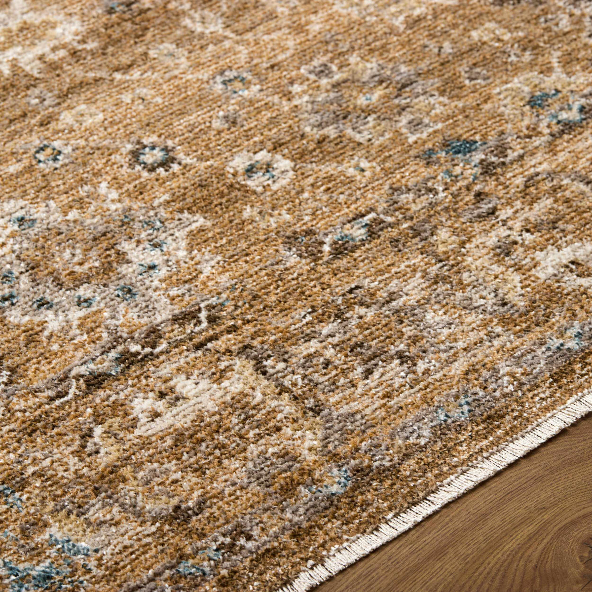 Humana Tan Traditional Area Rug - Ornate Home