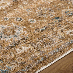 Humana Tan Traditional Area Rug - Ornate Home