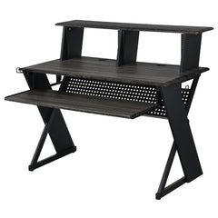 Humanity Black Music Desk - Ornate Home
