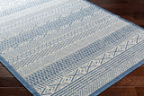 Humla Blue Aztec Outdoor Area Rug - Clearance - Ornate Home