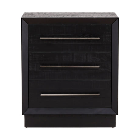 Humphreys Black Nightstand - Ornate Home