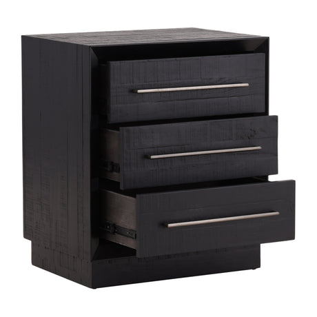 Humphreys Black Nightstand - Ornate Home