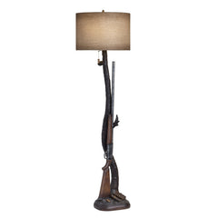 Huntington Brown Floor Lamp (Set of 2) - Ornate Home