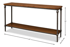 Huntsman Brown Console - Ornate Home