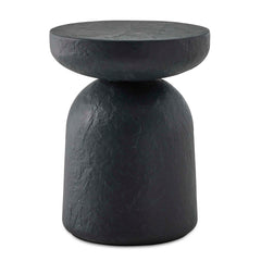 Hurlee Black Outdoor Accent Table - Ornate Home