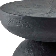 Hurlee Black Outdoor Accent Table - Ornate Home