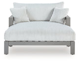 Hurley Park Gray Outdoor Chaise Lounge with Cushion - Ornate Home