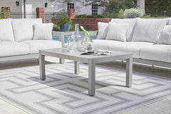 Hurley Park Gray Outdoor Sofa, 2 Lounge Chairs and Coffee Table - Ornate Home