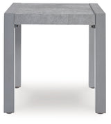 Hurley Park Gray Outdoor End Table - Ornate Home
