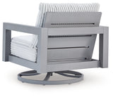 Hurley Park Gray Outdoor Sofa, 2 Lounge Chairs and Coffee Table - Ornate Home