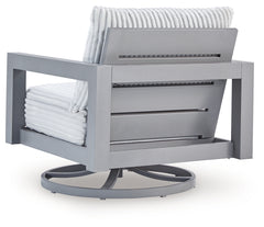 Hurley Park Gray Outdoor Sofa, 2 Lounge Chairs and Coffee Table - Ornate Home