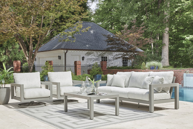 Hurley Park Gray Outdoor Coffee Table - Ornate Home