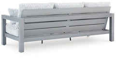 Hurley Park Gray Outdoor Sofa with Cushion - Ornate Home