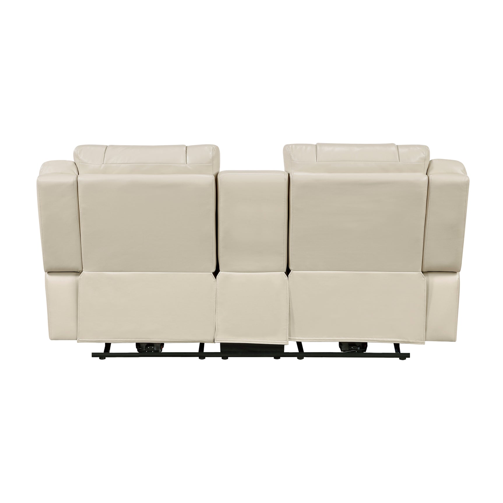 Huron Beige Power Double Reclining Loveseat - Ornate Home