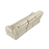 Huron Beige Power Double Reclining Sofa - Ornate Home