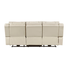 Huron Beige Power Double Reclining Sofa - Ornate Home