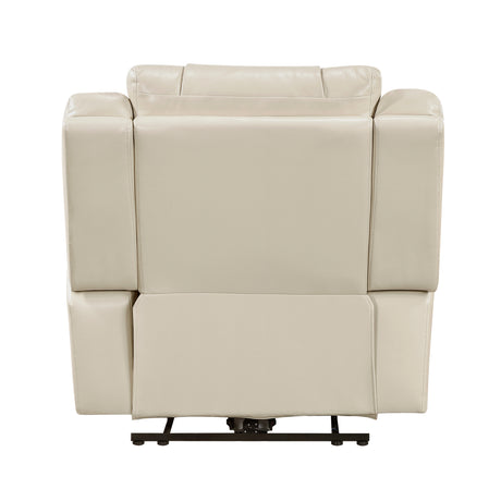 Huron Beige Power Reclining Chair - Ornate Home